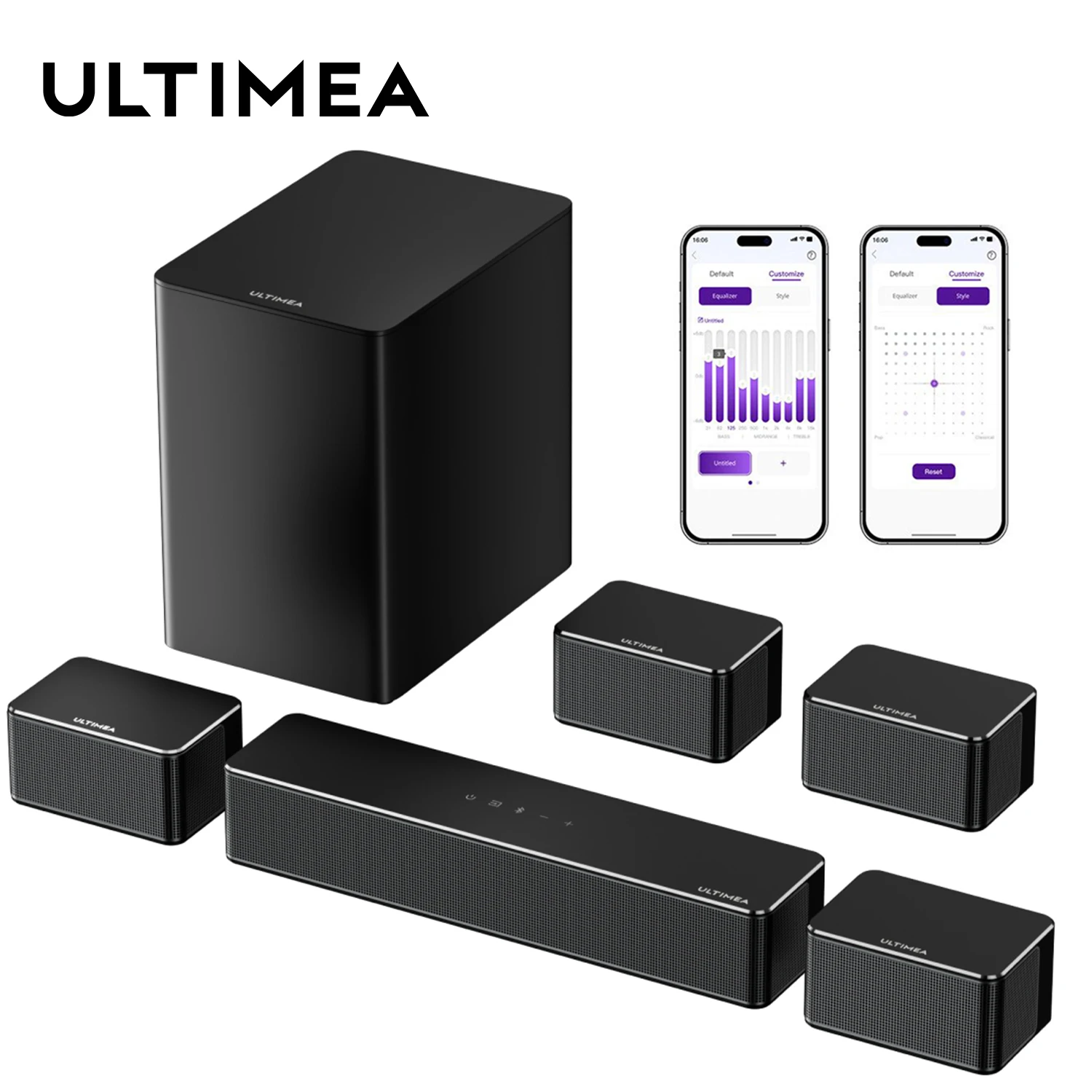 ULTIMEA Surround Soundbar, 3D Virtual Surround Sound