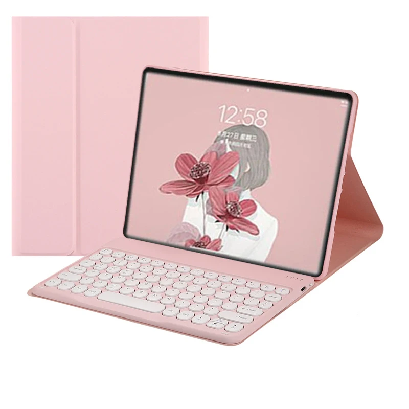 capa para realme almofada teclado russo português francês espanhol teclado para realme almofada polegada tablet capa coque