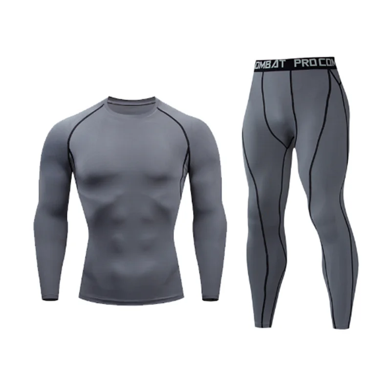All-Season Men's Sportswear Set/Suit Tracksuit for Running Cycling Fitness & Hiking gym clothing men jogging boxing 2 pcs