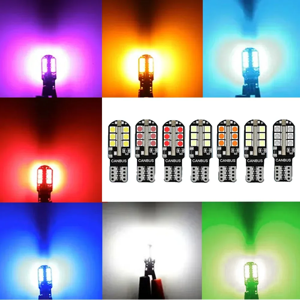 도요타 코롤라 2003-2007 2008 2009 2010 2011 LED 전구 주차 램프, 자동차 인테리어 번호판 조명, T10, 2 개