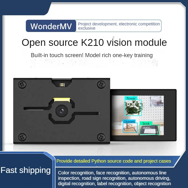 K210 Visual Module WonderMV Vision Recognition Module AI Intelligent Camera Python Development Board Programmable CanMV Sensor developer kit