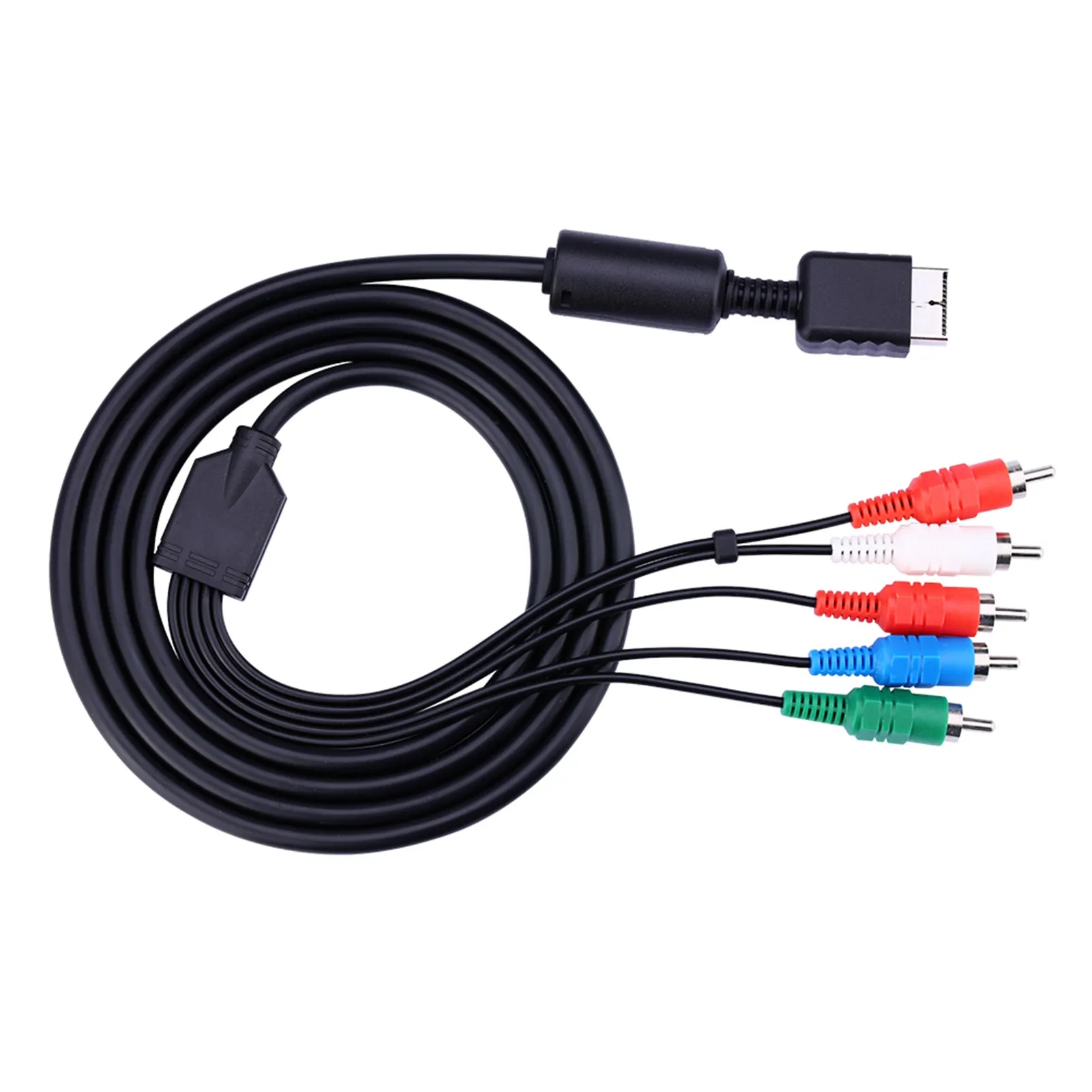 Audio Cable for PS2 Video Cable AV Multi Out to Component Video/Audio Cord for Sony Playstation PS2 PS3 Audio
