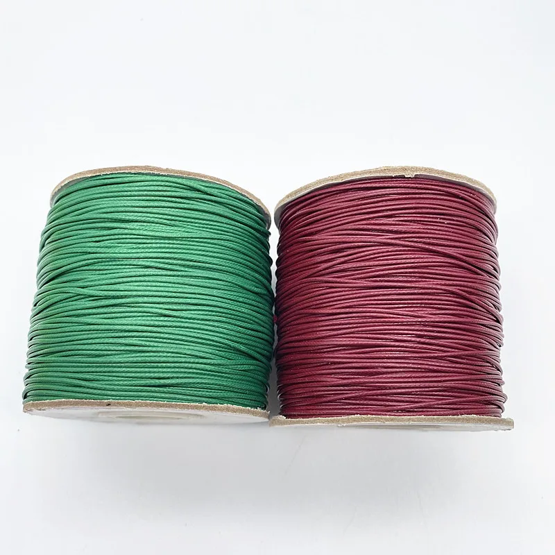 0.5-2.0mm 10meters Waxed Cord Waxed Thread Cord String Strap Necklace Rope Bead DIY Jewelry Making Bracelet waxed cord