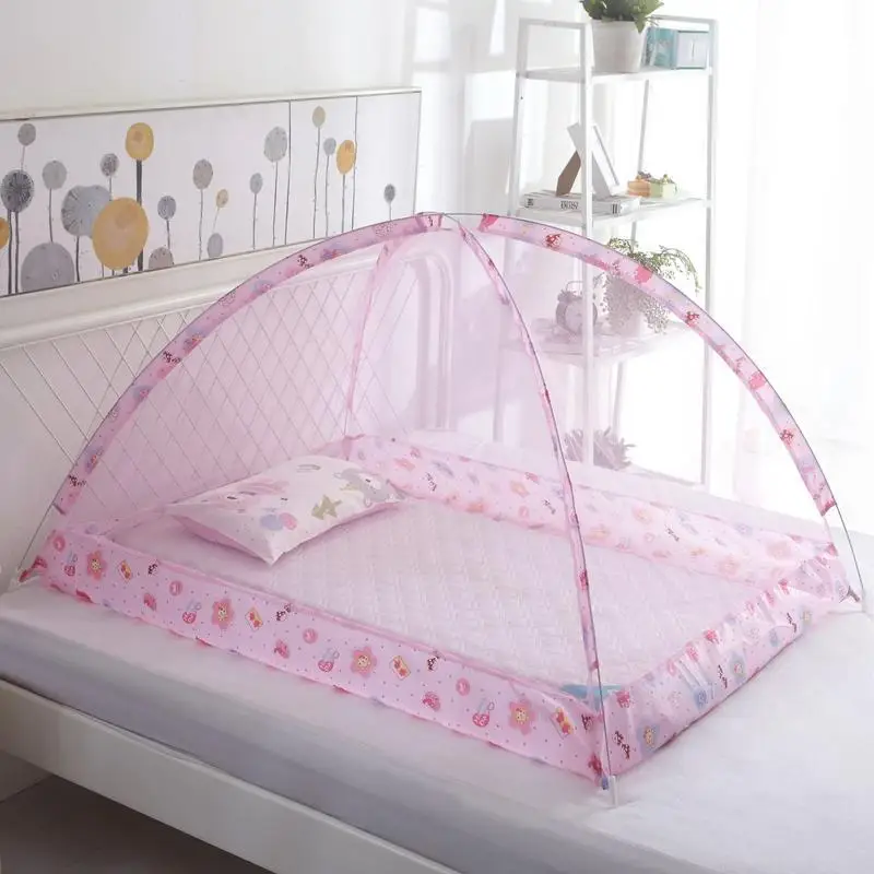 

2023 Children's Mosquito Net Bed Baby Dome Free Installation Portable Foldable Babies Beds Children Play Tent Mosquitera Cama