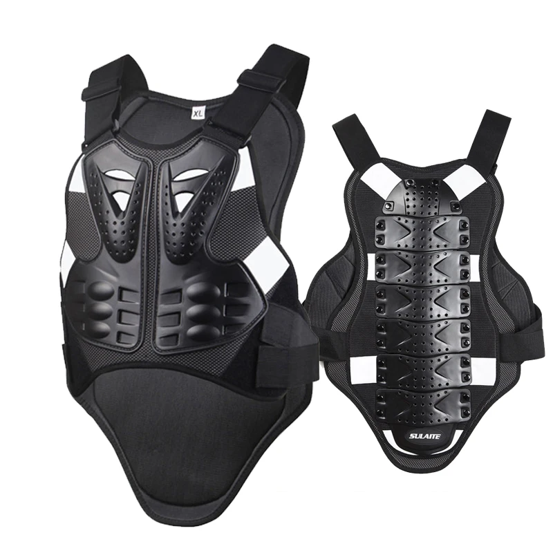 Motorcycle Bike Body Armor Chest Spine Protector Vest Roller Skating Back Protector Spine Sporting Gear Armor Vest