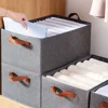 Non Woven Fabric Storage Box T-Shirt Sweater Underwear Foldable Storage Cabinet Drawer Organizer Kid Toy Storage Baskets 1