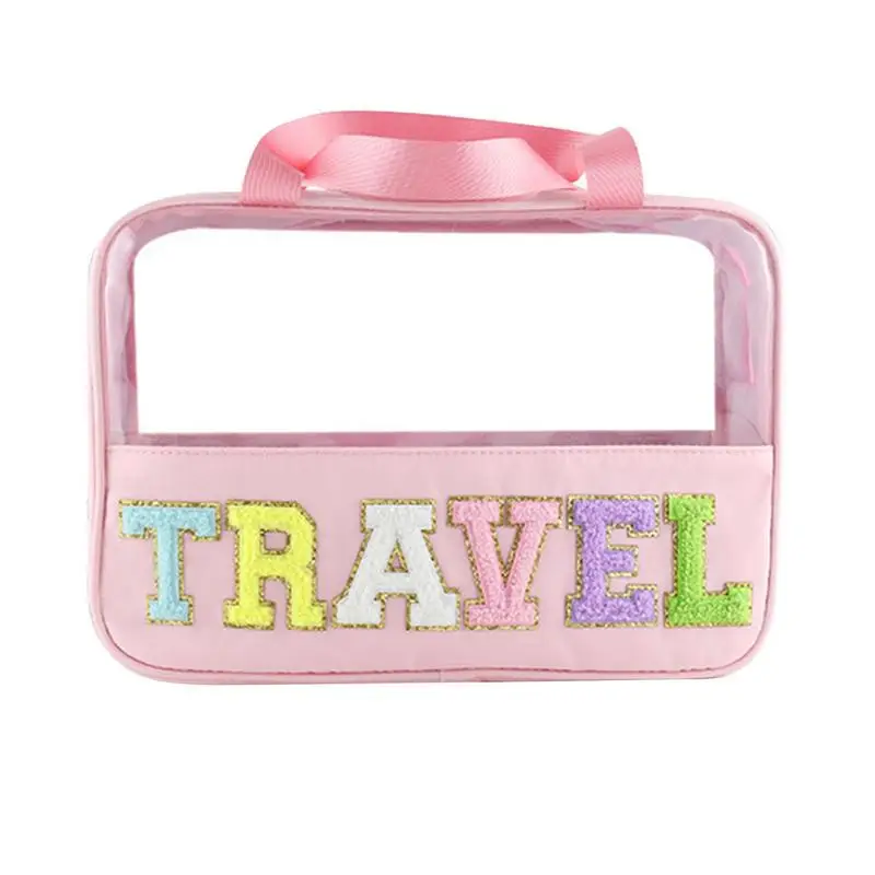 

Preppy Stuff Bag Water-Proof Makeup Bag Dry Wet Travel Toiletry Bag For Men And Women For Business Trips Long-Distance Road