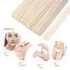 50pcs Waxing Hair Removal Wooden Sticks Wax Hair Removal Applicator Sticks Wax Spatula Tongue Depressor Spatula Sticks 15x1.8cm 5
