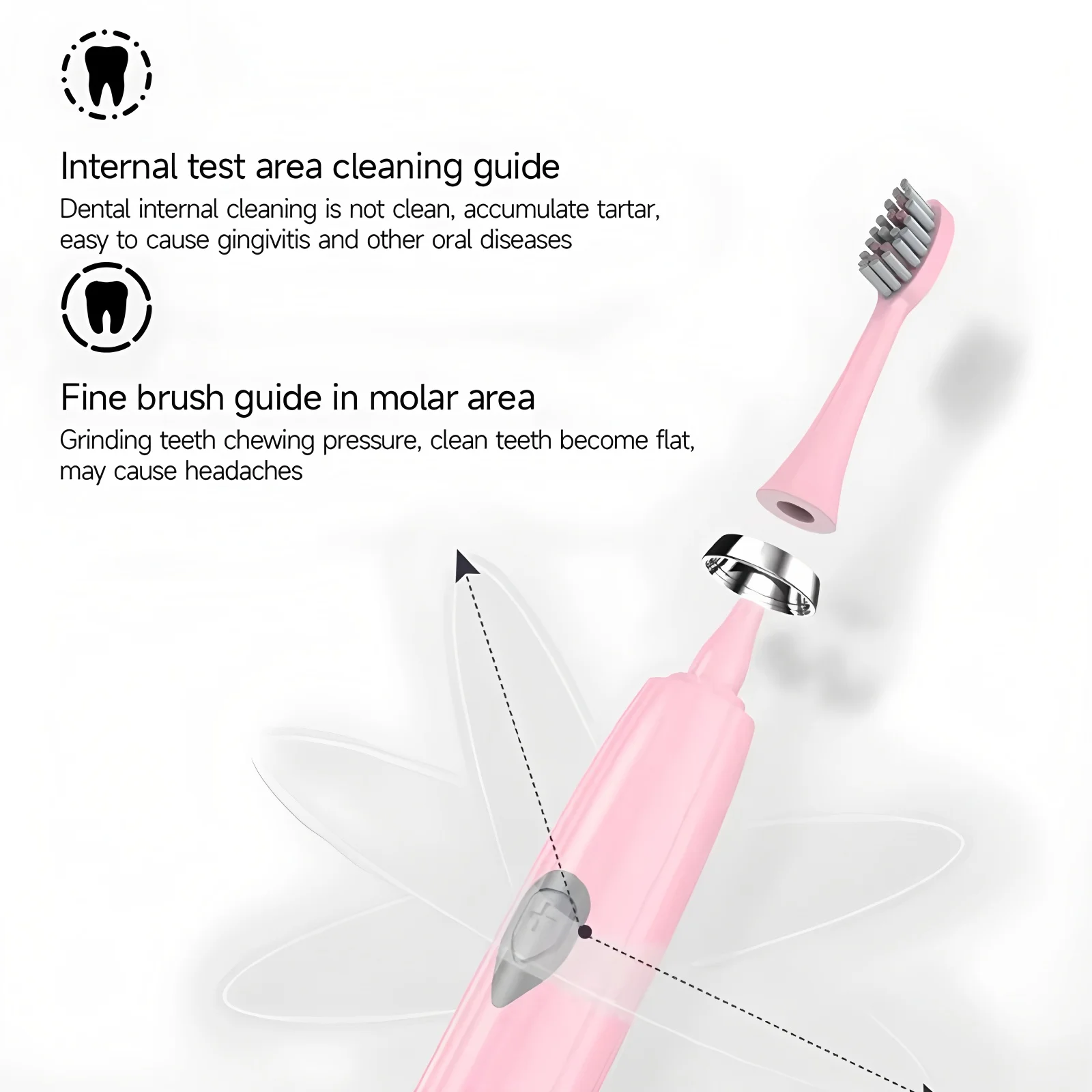 2026전동 칫솔 성인용 자동 커플 세트, 가정 또는 여행용으로 적합, 랜덤 브러시 헤드 색상