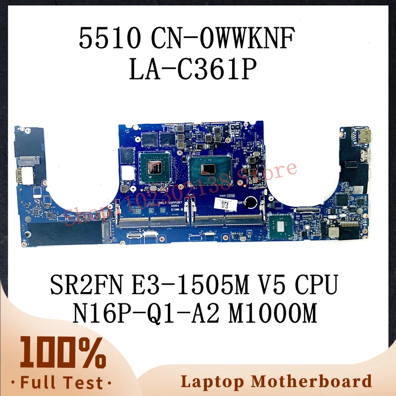 

Оригинальная материнская плата для ноутбука Dell 5510, диагональ экрана 100% дюйма