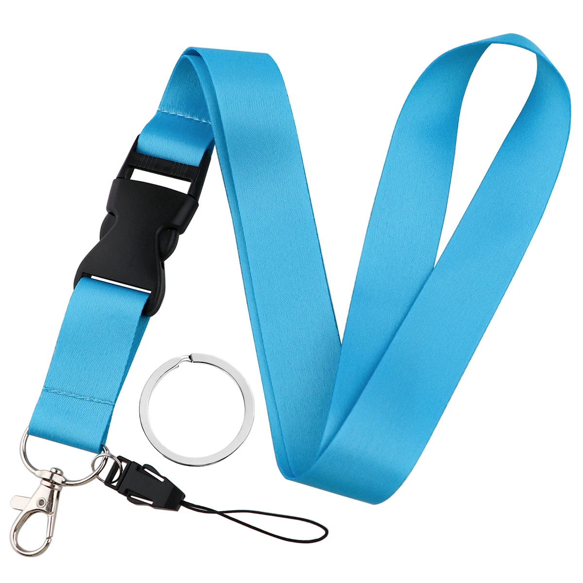 Fashion Mobile Phone Lanyard Pure Color Neck Strap Credencial Teacher Lanyard For Keys Id Card Holder Pass Key Ring Accessories Image 7
