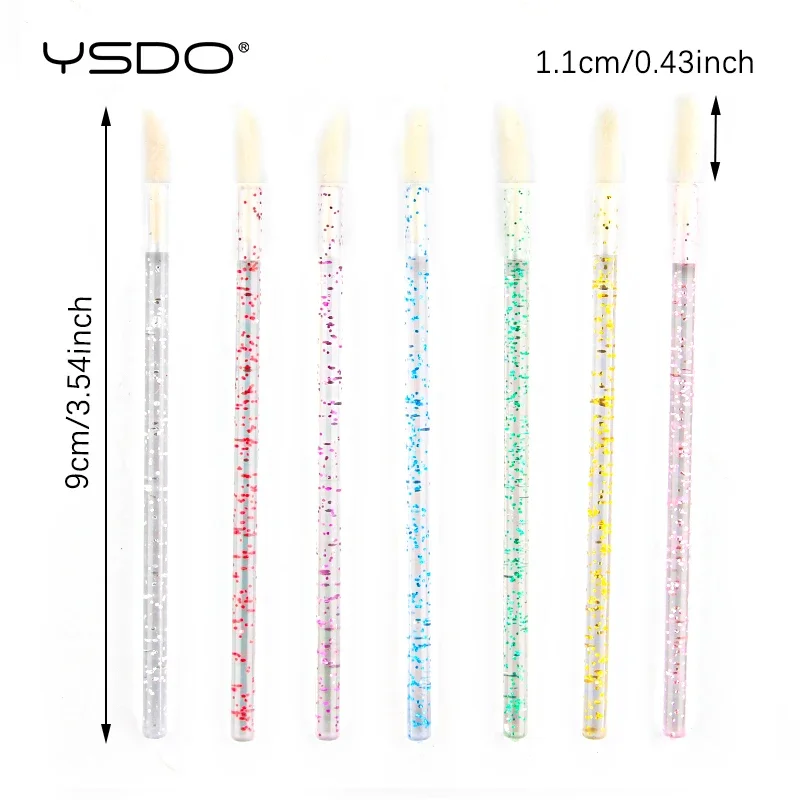 Makeup Brushes 50 Pcs Crystal Lip Brushes Lipstick Wands Applicator Lip Gloss Wand Make up Products Beauty Cosmetic Applicators 6