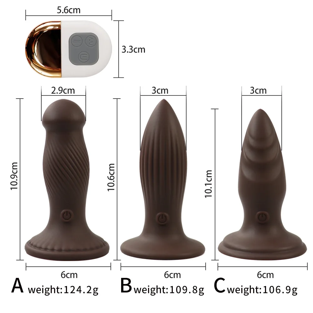 Vibromasseur anal pour femmes, masseur de prostate, télécommande sans fil, gode, vibromasseur anal_voghion.com