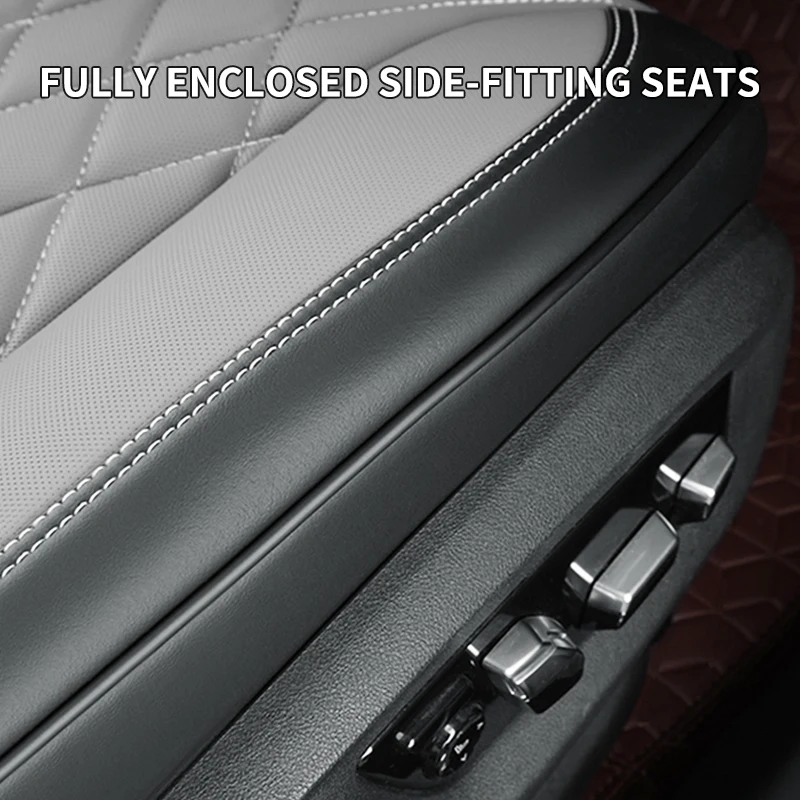 PU Leather Car Seat Cover Anti Slip Universal Auto Seat Protector