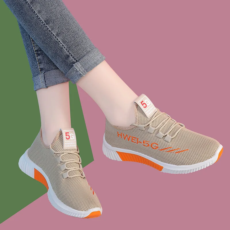 Women's Sports Shoes Summer Breahtable Mesh Woman Casual Sneakers Tennis Female Running  Shoes For Women 2023 Ladies Sneakers