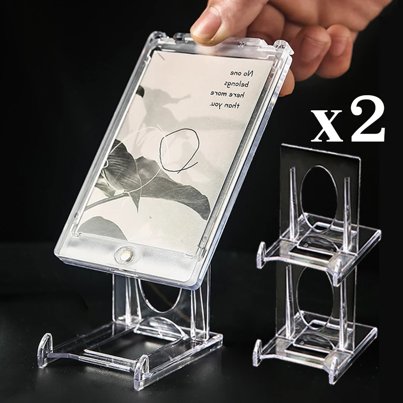 2PCSAcrylicDisplayStandBracketTransparentSupportHolder