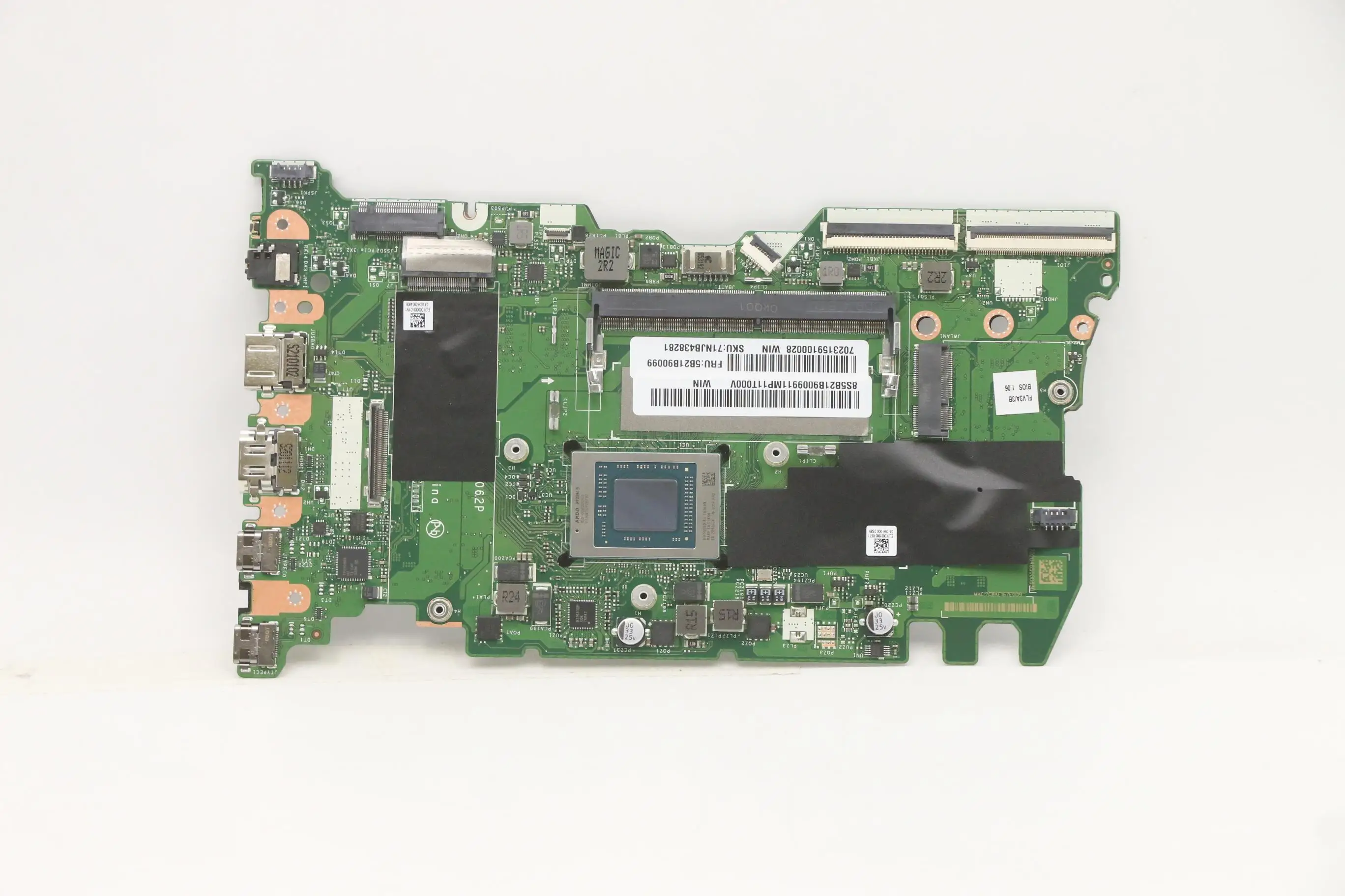 LA-K061P LA-K062P 메인보드, 레노버 씽크북 15 G2 ARE 노트북 마더보드, CPU 포함, R5, R7.RAM, 8GB, 4GB 100% 작동