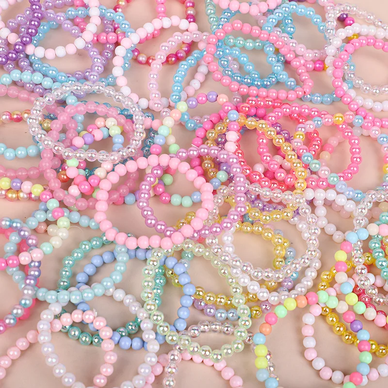 10/20/30Pcs Mehrfarbige Perlen Armband Kinder Meerjungfrau Geburtstag Party Favors Gäste Geschenk Goodie Pinata Füllstoffe Baby dusche Liefert – Detail 7