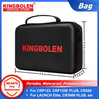 KINGBOLEN Protective Case Storage Bag Carry bag for OBD2 Scanner LAUNCH CRP123 PLUS Creader VII+ CR529 CR3008 PLUS X431 ELITE 1