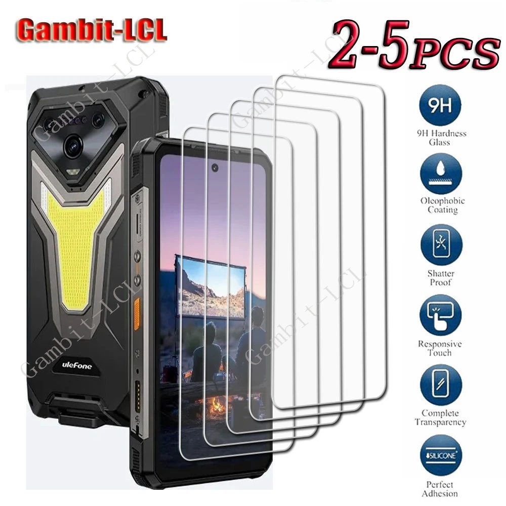 3 Vetri Temperati Per Ulefone Armor 34 Pro/34 Pro+/34/33/33 Pro – Durezza 9H, Anti-graffio, Bordo 2.5D