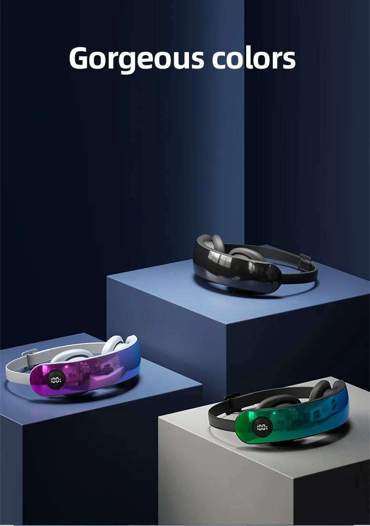 Eye Massage Device 4.5W Cold Hot Compress Dual Type-C Intelligent Visual Display 3-level Adjust Low decibel Relieve Eye Fatigue 16