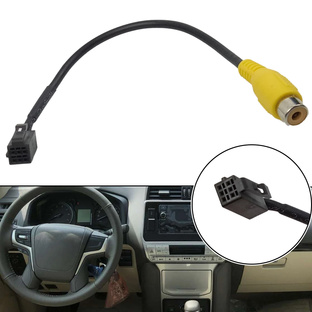 Rear View Camera Video Adapter Cable for Car Navigation System For D106 D116 Quick Installation and Compatibility