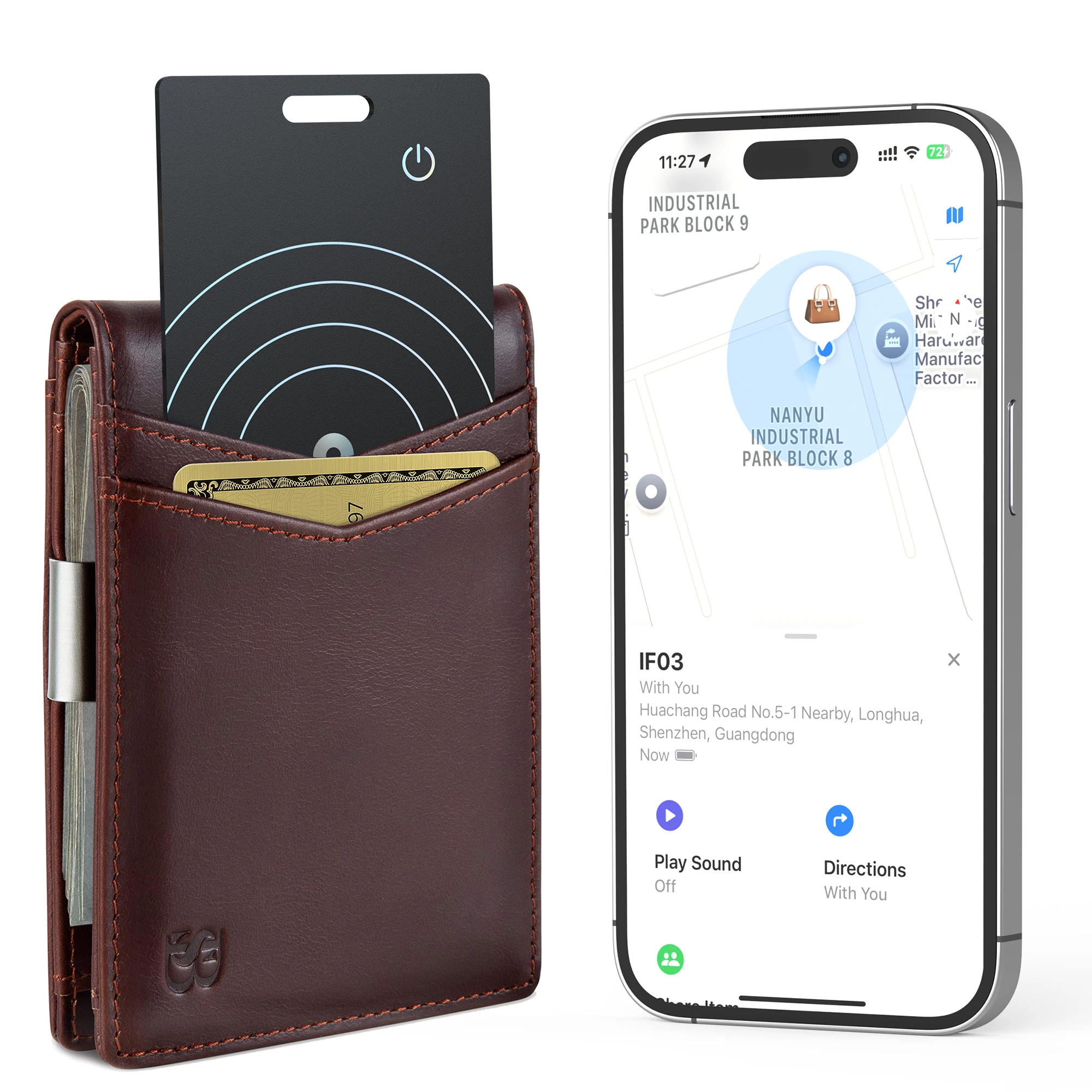 GPS tracker for Apple IOS System Item Finder Anti Lost Reminder Device MFI Rated