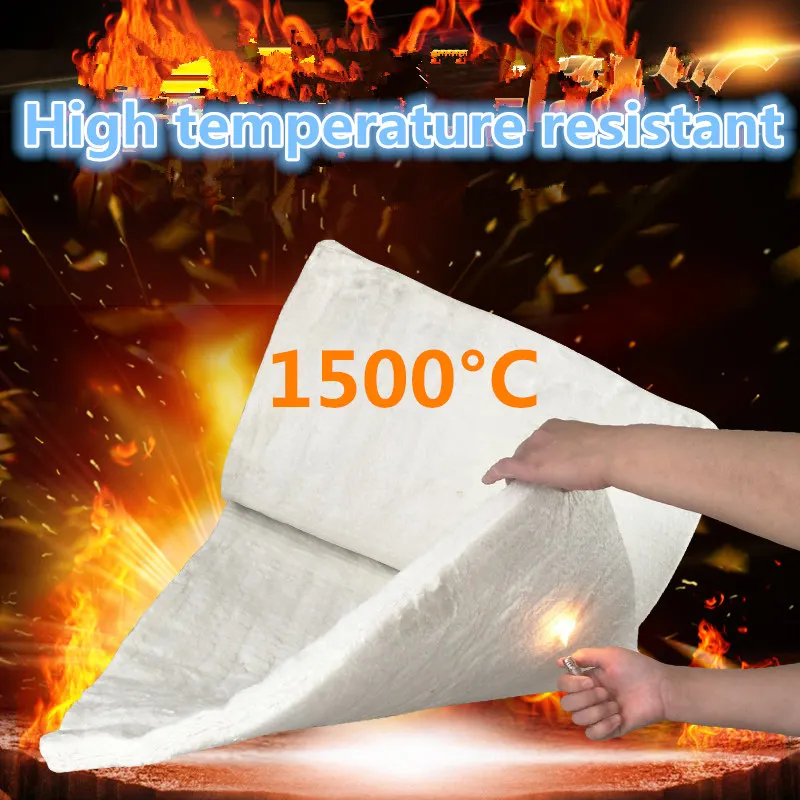 30mm 20mm Thickness Zirconium Containing Ceramic Fiber Blanket Can Withstand High Temperature