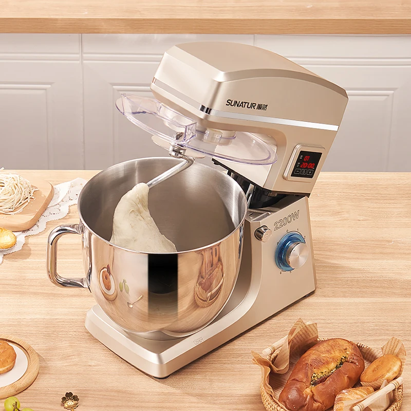 SUNATUR 10LStand Mixer Dough Kneading Planetary Proccessor Beater Machine Electric Kitchen Blender Cake Automatic Home Appliance 2