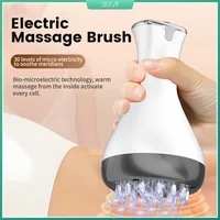 Electric Meridian Brush Gua Sha Body Massager Vibrate Microcurrent Hot Compress Scraping Lymphatic Drainage Machine Fat Burner 1
