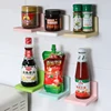 Bathroom Shelf Without Drilling Soap Dish Floating Shelves Plastic Kitchen Organizer Showe Rack  Kitchen Spong Storage Rack 5