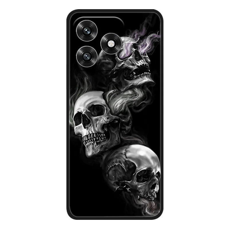 Premium Silicone Soft TPU Back Cover with Camera Protection Bumper