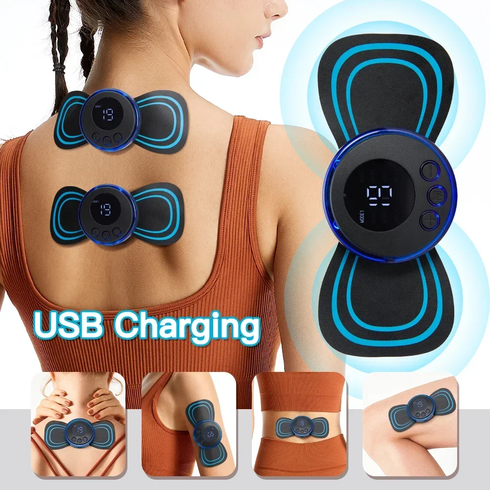 

Rechargeable Neck Massager Electric Neck Massage EMS Cervical Vertebra Massage Patch Portable Body Muscle Pains Relief Tools New