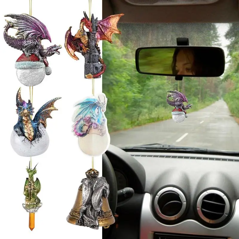 

Подвеска в виде дракона для автомобиля украшение в виде дракона украшение для внутренней Подвески регулируемый и гладкий автомобильный внутренний дракон