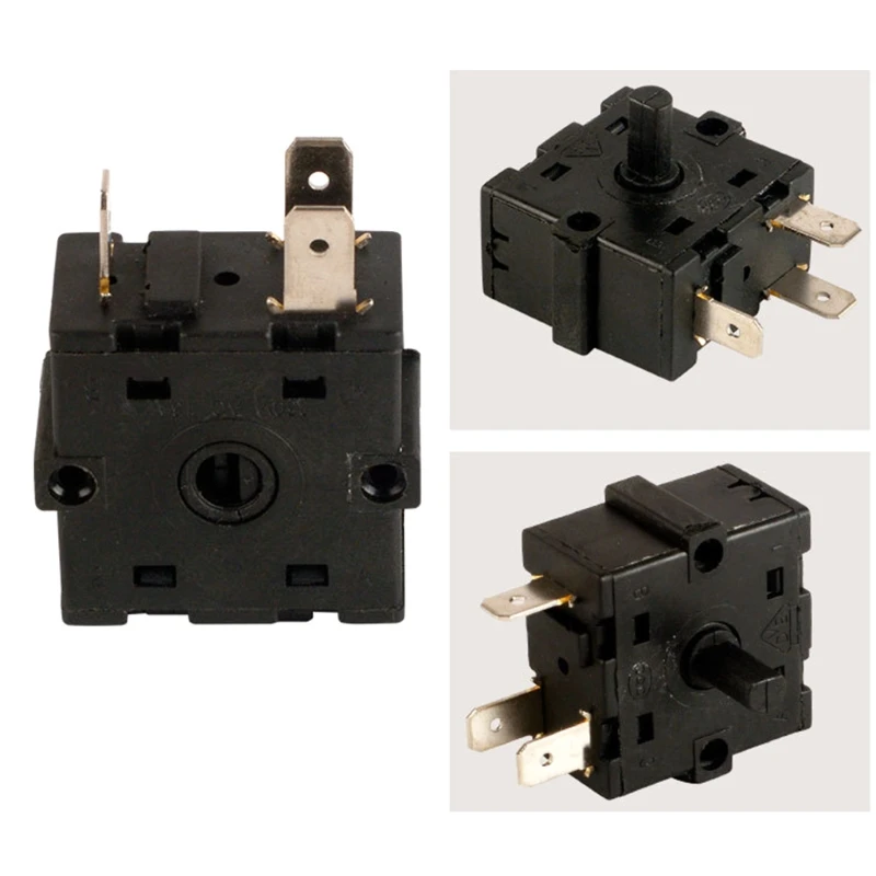 3 Pin Electric Room Heater Position Rotary Selector 250V 16A Electric Heater Band Parts heating selection switch