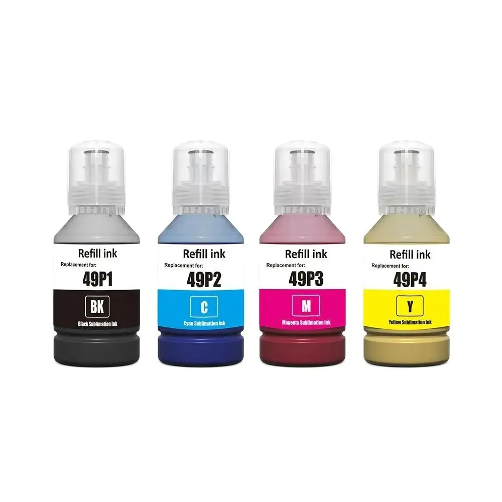 

T49P T49P1 T49P2 T49P3 T49P4 Premium Sublimation Compatible Color Water Based Bottle Refill Ink for Epson F130 F530 Printer