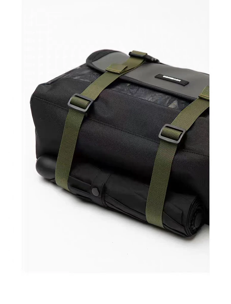 Comback 24ss Functional Camouflage messenger bag multipocket strap with stabilizer techwear accessories edc carrier