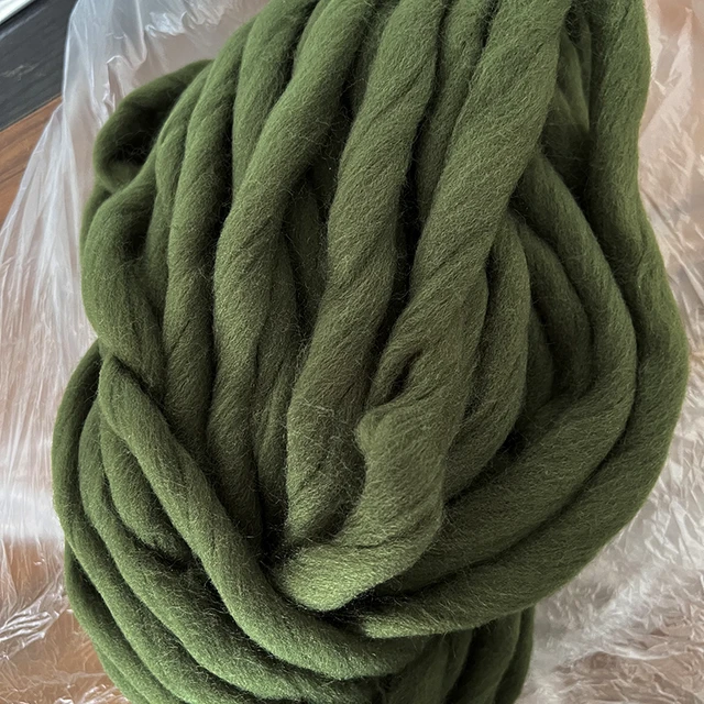250g 36M Super Thick Natural Merino Wool Chunky Yarn Felt Wool