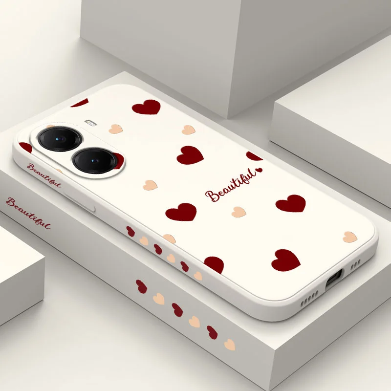 Red Heart Silicone Soft Phone Case