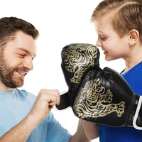 Adults Boxing Gloves Breathable PU Leather Fighting Gloves Kids Boxing Training Kickboxing Gloves for Gym Indoor Outdoor Sport