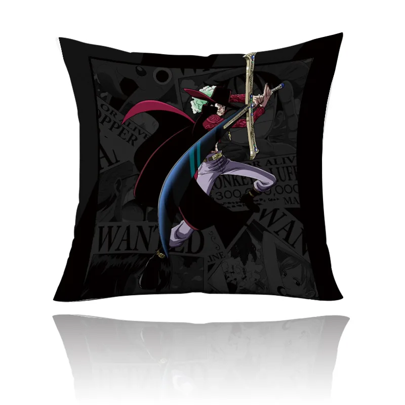 

One Piece Throw Pillow Luffy Zoro Cartoon Anime Square Pillow Square Pillow Printing Process Cute Room Decoration Souvenir Gift