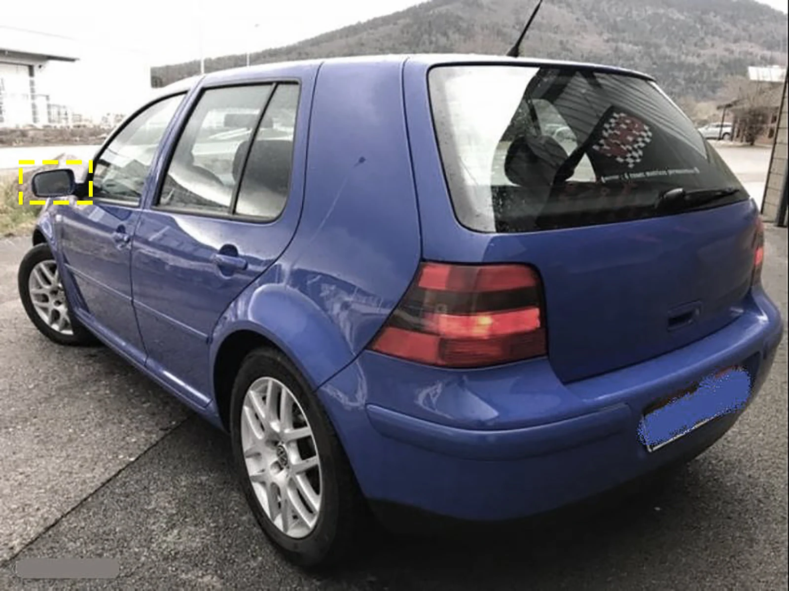 VW 골프 Mk4 1997-2004 문짝 윙 미러, 가열 전기 프라이밍 왼손 측면