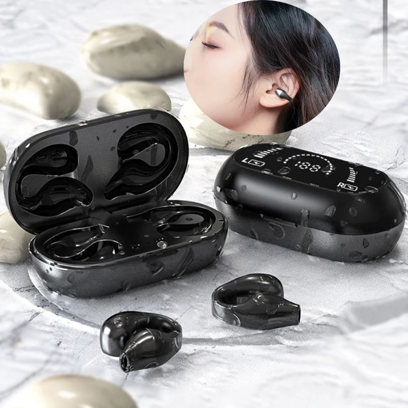 Per Xiaomi Redmi 9Ihuawei P Smart Xiaomi Redmi Notebone Conduction Concept Ear-Clip Gioco Sportivo Musica Noise Cancelling Bluetooth