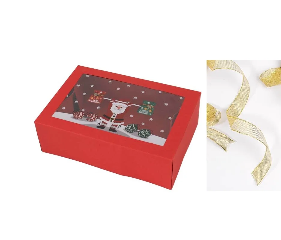 CAJA DE REGALO NAVIDEÑO 22X15X7CM