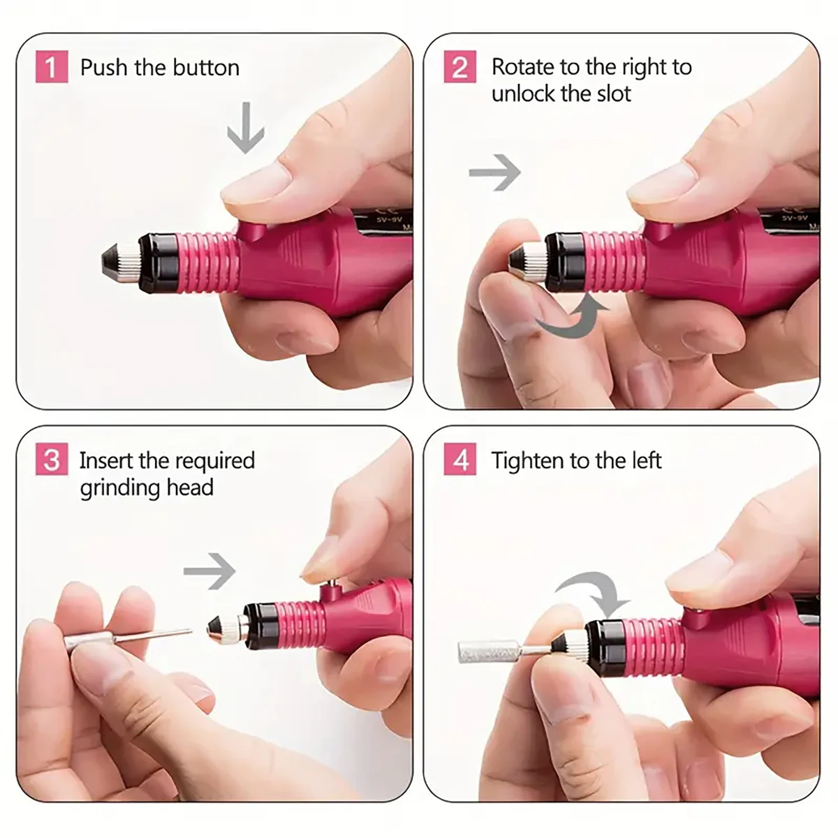 13 sets of LED UV nail lights, gel curing machine, electric nail file drill, salon nail set professional nail art set 4