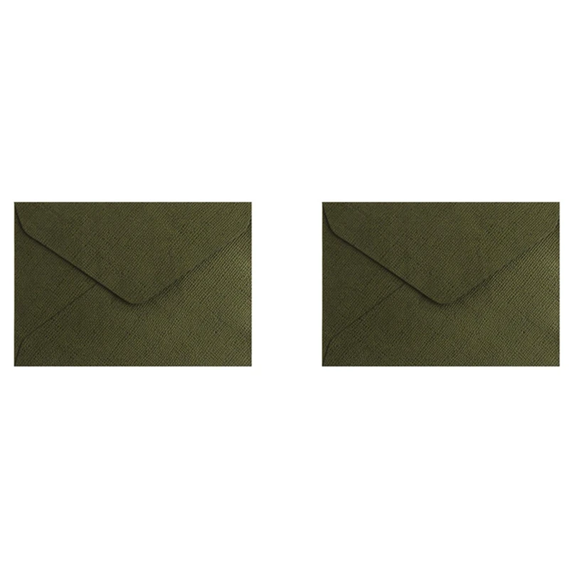 

100Pcs C6 Window Envelopes Envelopes Wedding Party Invitation Envelope Greeting Cards Gift Envelopes,Green