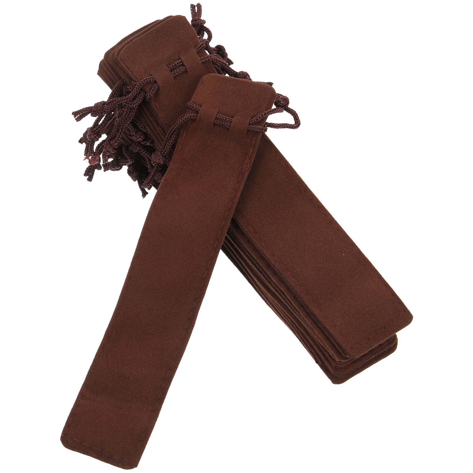 

15 Pcs Pencil Case Thick Bags Portable for Packaging Baggies Gift Drawstring Flannel Pouches Travel Fountain