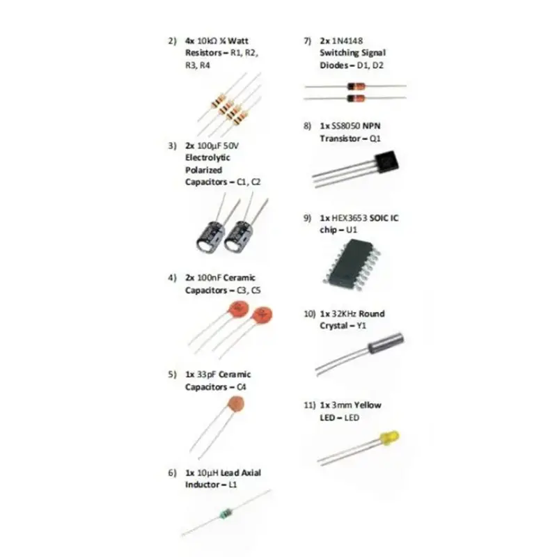 A92Z 무선 스테레오 FM 라디오 수신기 모듈 76Mhz-108Mhz DC 1.8V-3.6V PCB DIY 전자 키트 라디오 제작 키트