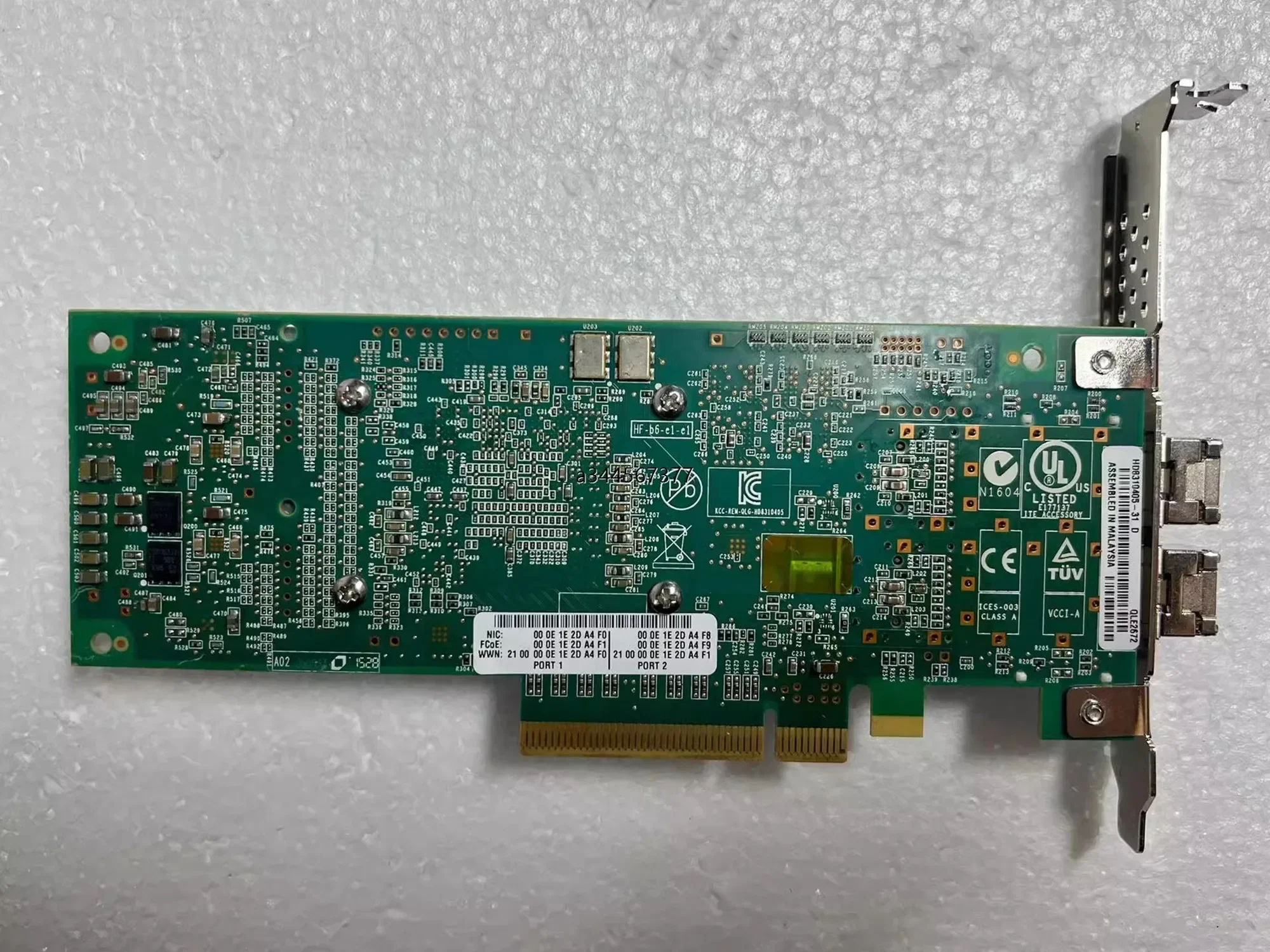 Qlogic Fc Dual Port Hba 16GB HBA Fiber Card 16Gb /s QLE2672 Fiber Channel Card Original Genuine PCI-E