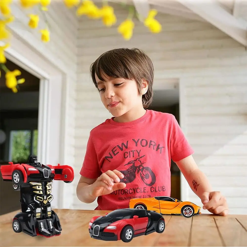 

Gift Inertial Sliding Resistant Rotatable Toy Vehicles Impact Deformed Engineering Vehicle Inertia Car Model Racing Car